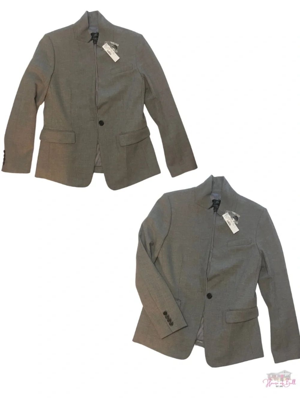 NWT J.Crew Regent Blazer Four Season Stretch Gray 6